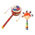 thumbnail image 4 of Sonajero de madera para bebé, juguete de desarrollo Musical Montessori, juguetes musicales para bebé de 3 a 6 meses, niños y niñas recién nacidos, 2 Estilo C, 4 of 9