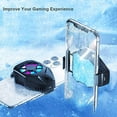 thumbnail image 3 of Enfriador de teléfono móvil, 3 segundos de enfriamiento Semiconductor Disipador de calor Radiador de teléfono con ventilador para juegos Vidas Ver videos, Negro oso de fresa Electrónica, 3 of 3