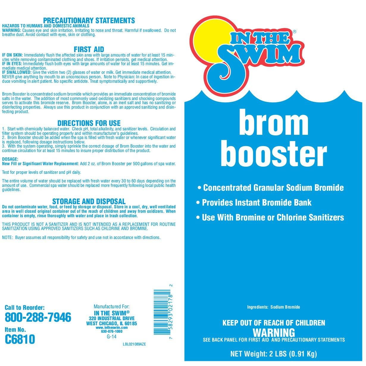 In The Swim Bromine Booster - Spa chemicals for spa sanitation F089002024AZ