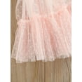 thumbnail image 6 of Chollius Toddler Infant Baby Girls Sleeveless Dress Dot Print Adjustable Shoulder Straps Tulle Dress Summer Clothing, 6 of 7