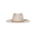 thumbnail image 3 of Time and Tru Women's Fedora with Faux Suede Band, One Size, Beige, 3 of 3