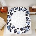 thumbnail image 5 of Castle Fairy Gradient Butterfly Queen Sheet Sets for Adults Female,Cheetah Print Bed Set, 5 of 7