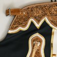 thumbnail image 3 of Hilason Handmade Genuine Leather Chaps Adult Handtooled Rodeo Bull Riding, 3 of 6