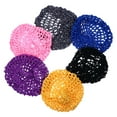 thumbnail image 4 of CIMAXIC 6pcs Crocheted Hair Net Practical Crocheted Hairnet Colored Crocheted Hairnet,7.87"X5.51"X0.2", 4 of 4