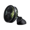 thumbnail image 2 of Ventiladores de coche eléctrico para SUV RV camión barco bajo ruido fuerte viento coche ventilador USB F403 Cola Mini ventilador de coche, 2 of 8