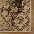 thumbnail image 4 of Superior Rangoli 2' 7'' x 8' Runner Rug, Indoor Rugs for Living Room Bedroom, Cream, 4 of 5