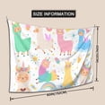 thumbnail image 5 of XMXT Wall Tapestry, Cute Cartoon Alpacas Wall Decor Tapestry for Bedroom, 60 x 40 inches, 5 of 9