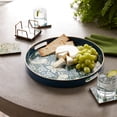 thumbnail image 2 of Melrose International Tray 13.5"D x 1.5"H Plastic, 2 of 6