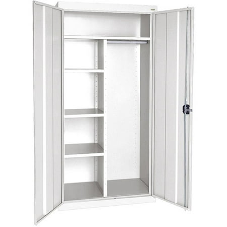 Elite Series Combination Cabinet with Adjustable Shelves, 36"W x 24"D x 72"H, White