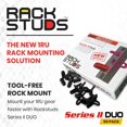 thumbnail image 2 of Rack Mount Solution Rackstuds DUO50 1RU Serie II, paquete de 50 unidades, 2 of 7
