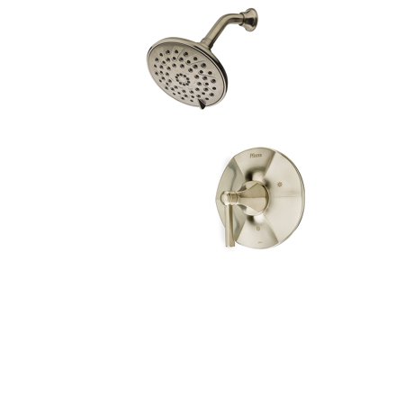 Pfister Iyla Thermostatic Shower Trim Kit, Polished Chrome, 1.8 GPM - Rain Shower Head, ADA Compliant