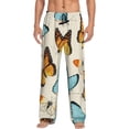 thumbnail image 2 of Kdxio Butterflies Print Men's Sleep Pajama Pant Lounge Pants with Pockets, 2 of 8