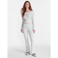 thumbnail image 2 of No Boundaries Cable Knit Off The Shoulder Sweater, Women's XXS-XXL, 2 of 5