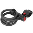 thumbnail image 2 of Wheelup Cable de acero de alta resistencia para bicicleta de montaña, candado antirrobo, protección segura, accesorio para ciclismo con 2 llaves (1,2 M), 2 of 14