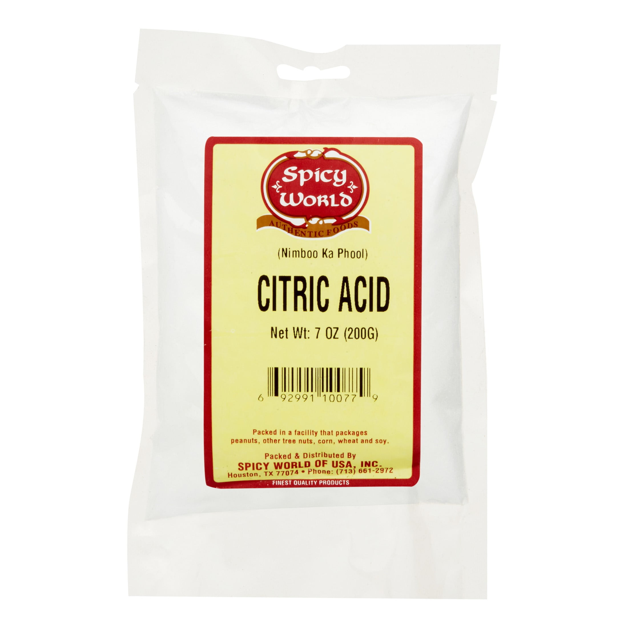 Spicy World Citric Acid, 7 Oz