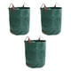 thumbnail image 3 of 3 bolsas de basura de jardín resistentes, bolsa de hojas reutilizable para recoger hojas de piscina, 3 of 9