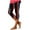 Multicolor, variant on qelini American Flag Leggings for Women Plus Size Summer Capris Pants Elastic Waist Print Ankle Pants Daily Wear