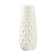 thumbnail image 2 of Jarrón de cerámica blanca para flores, centro de mesa de 23 cm, decoración de escritorio para el hogar, jarrón moderno de estilo bohemio para regalo de boda o inauguración de la casa., 2 of 6