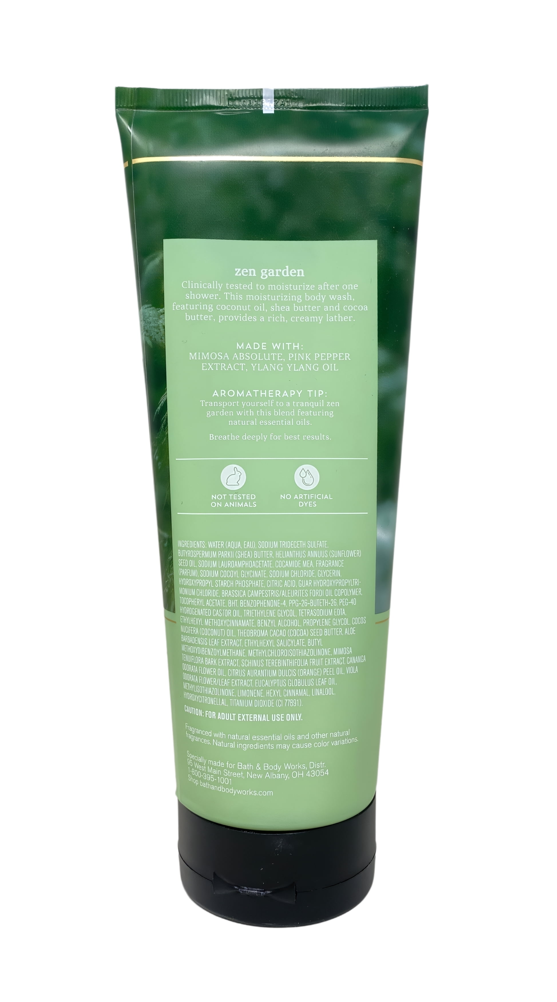 Bath & Body Works Aromatherapy Zen Garden 3 Moisturizing Body Washes with an Aloe Vera Mini Soap
