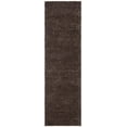 thumbnail image 1 of Safavieh August Shag Collection AUG900T Solid 1.2-inch Thick Runner, 2'3" x 6' , Brown, 1 of 1