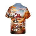 thumbnail image 2 of Thanksgiving Australian Shepherd Pilgrim Grateful, Thankful, Blessed Fall Welcome Hawaiian Shirt Breathable Summer Unisex Merch Aussie Dog Lover Gifts - 00021, 2 of 6