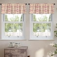 thumbnail image 2 of LALILO Kitchen Curtain Valance Tie Dye Colorful Boho Ink Rod Pocket Window Curtain 52"x 18" Set of 2, 2 of 5