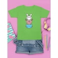 thumbnail image 3 of Cute Bunny Deer Cat Stack T-Shirt Juniors -Image by Shutterstock,  Medium, 3 of 4