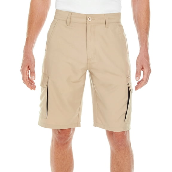 Burnside Men's Microfiber Cargo Short - B9803