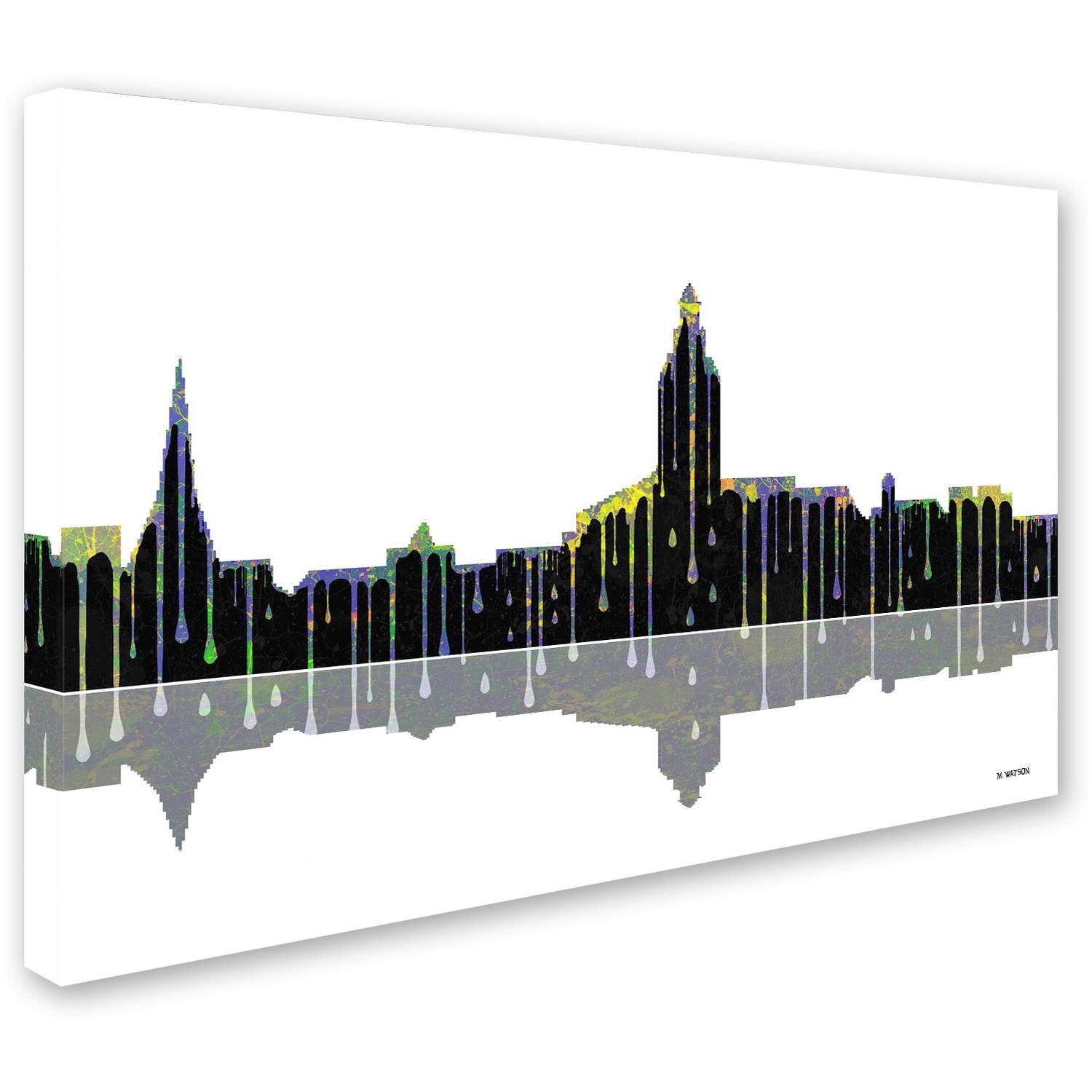 Trademark Fine Art "Annapolis Maryland Skyline" Canvas Art by Marlene Watson