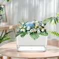 thumbnail image 5 of Self Watering Plant Pot Self Watering Planter with Visible Reservoir Square Planter Pot Double Layer Flowerpot for Indoor Plants (Rectangle L), 5 of 10