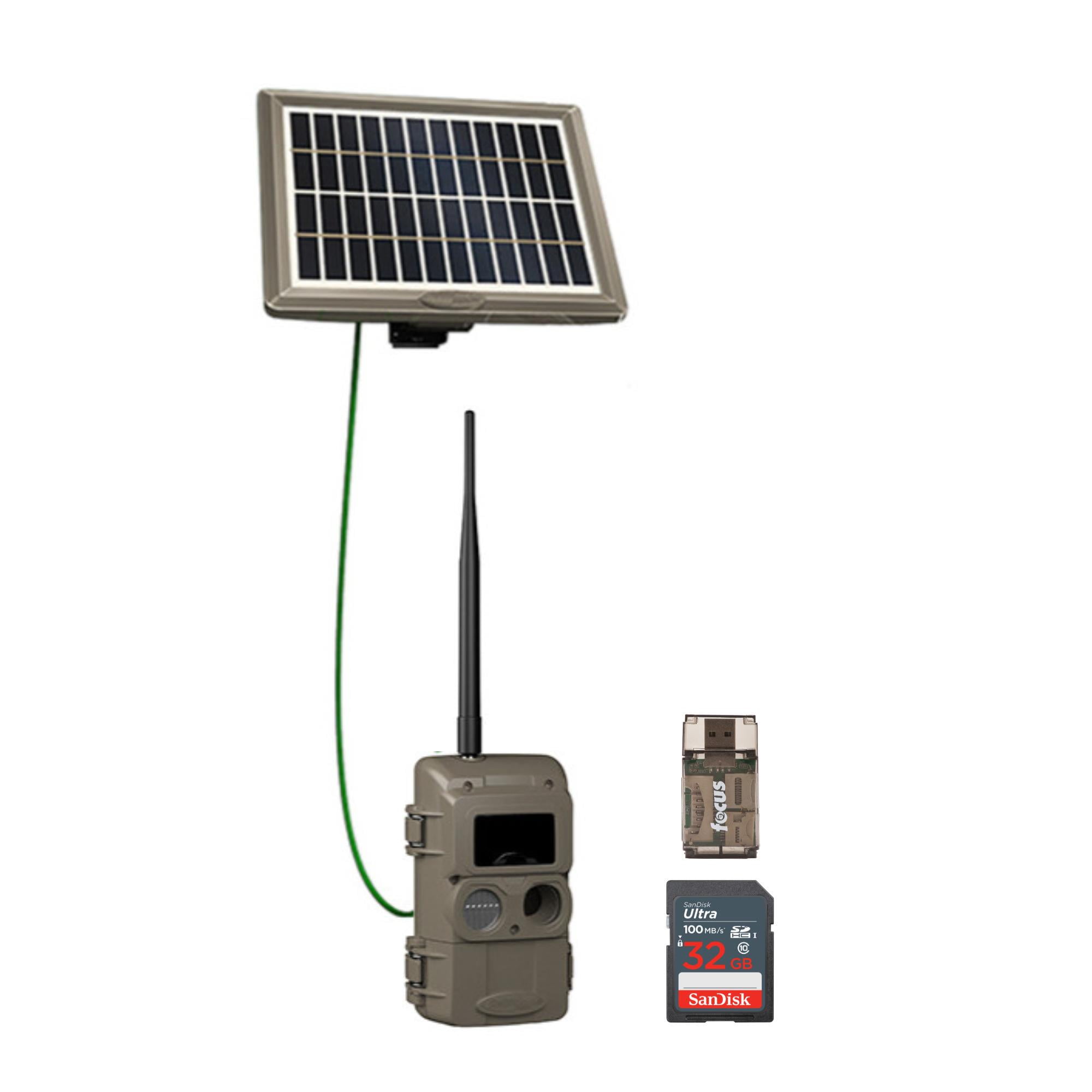 Cudde Back CuddeLink Wireless Trail Camera with Solar Power Bank Bundle