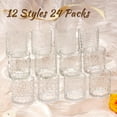 thumbnail image 2 of 24pcs Assorted Votive Candle Holders - Clear Glass Tea Lights Candle Holder in Bulk, Tealight Candle Holder for Table Centerpiece Wedding Decor Home Decoration, 2 of 14
