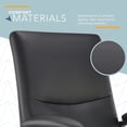 thumbnail image 3 of Click365 Classic Comfort Executive Office Chair Bonded Leather Black, 3 of 9