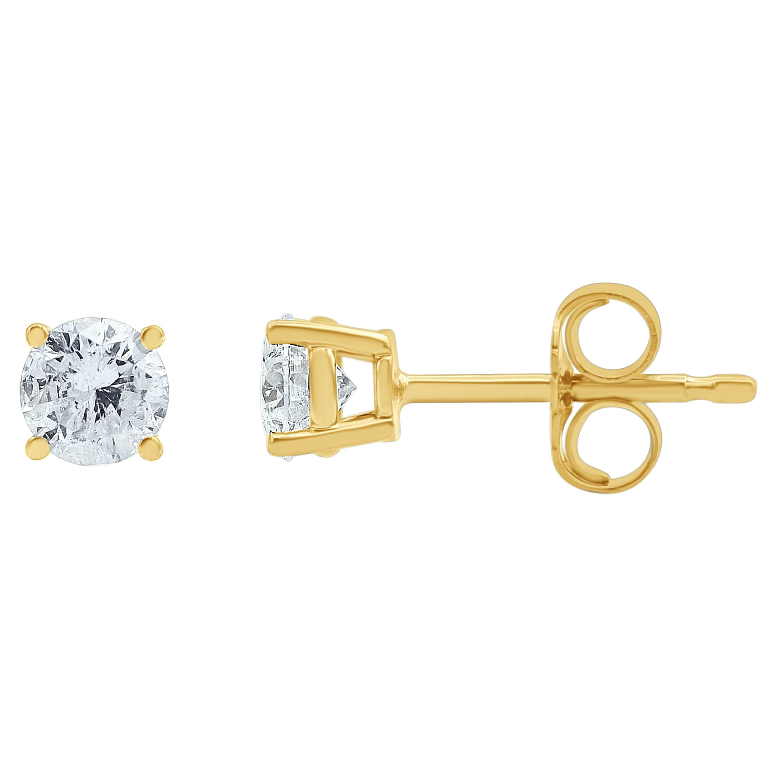 Brilliance Fine Jewelry 0.50 Carat T.W. Diamond Stud Earring