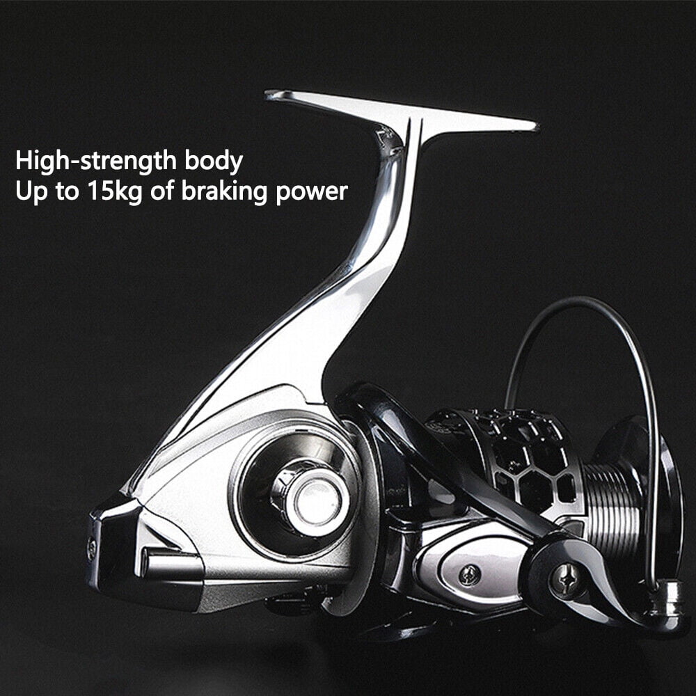 4.9:1/5.2:1 Fishing Spinning Reel Metal 14+1 BB Gear Ratio Fishing Reel