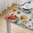 thumbnail image 5 of Awypu Flowers Birds Square Tablecloth 100% Polyester Fiber 46*46, 5 of 8