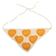thumbnail image 4 of Unique Bargains 2 Pcs Triangle Bandana Knitted Turban Crochet Hair Scarf for Women Red Beige, 4 of 5