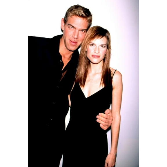 Kevyn Aucoin With Hilary Swank At 1999 Emery Awards 112999 By Sean Roberts Celebrity (8 x