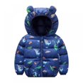 thumbnail image 5 of URMAGIC Baby Boy Girl Winter Jacket Down Cotton Windproof Warm Winter Coats with Cute Printed 3-4 Years, 5 of 6