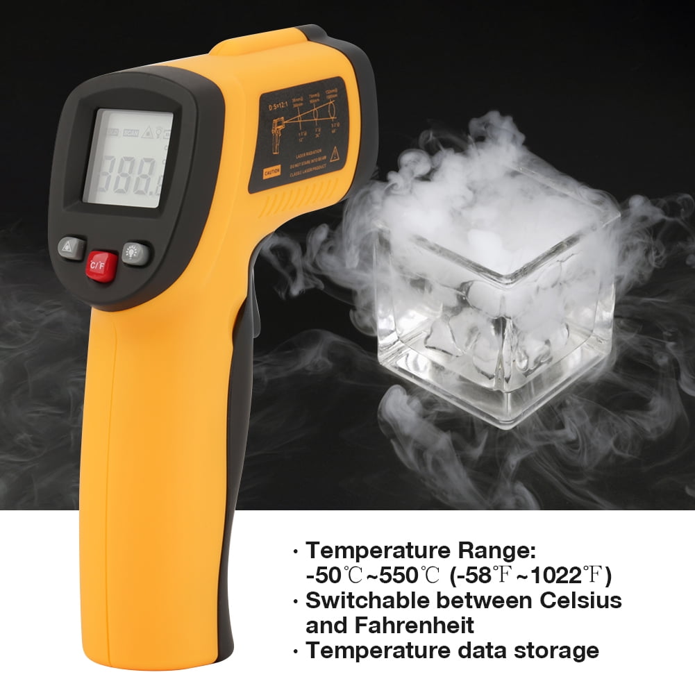 Fyydes Noncontact Thermometer, IR Laser Thermometer,GM550 Noncontact