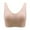 Beige, variant on Utoimkio High Support Sports Bras for Women Plus Size Seamless Comfort Breathable Workout Gym Activewear Bras for Women