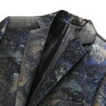 thumbnail image 4 of TIMIFIS Mens Prom Blazer Plus Size Printed One Button Suit Jacket Fashion Casual Dinner Wedding Dress Blazer, 4 of 7