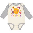 thumbnail image 3 of Inktastic Sunny Big Sister Girls Long Sleeve Baby Bodysuit, 3 of 5