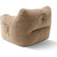 thumbnail image 4 of Bean Bag Chair, Adult Bean Bag Chair for Living Room, Big Beanbag Chair, Comfy Stuffed Beanbag Chair for Adults with Filling (Teddy Fabric in Coffee), 4 of 17