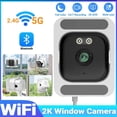 thumbnail image 7 of 2K QHD Security Camera with AI Detection, Dual-Band 2.4G/5G WiFi, 140 Wide Angle, Color Night Vision, Two-Way Audio, Supports 256GB SD Card & Cloud Storage, Alexa Compatible Indoor/Outdoor Camera, 7 of 7