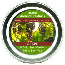 GRAPE TIN 2-OZ. ALL NATURAL SOY CANDLE