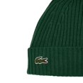 thumbnail image 2 of Gorro de Lana con Canalé para Hombre Lacoste Verde, 2 of 2