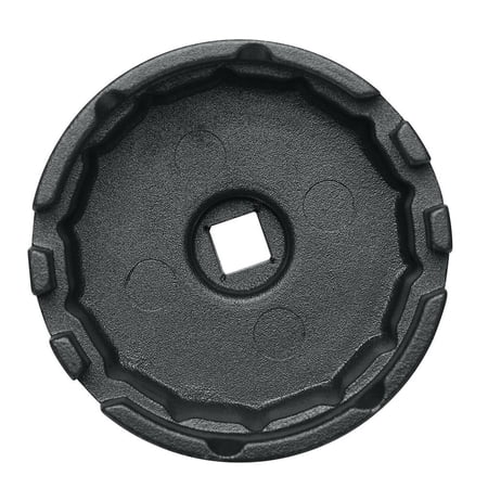 OUNONA Professional Grade Aluminum Oil Filter Wrench with Corrosion Resistant Black Surface