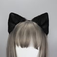 thumbnail image 4 of YAOBAMM Accessoires de Robe Couvre-Chef Fait Main Simulation Oreilles de Renard Bandeau Mobile en Peluche, 4 of 6