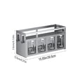 thumbnail image 3 of Spice Rack Organizer Carbon Steel Kitchen Rack Organizer Counter Storage Shelf 1-Tier Bathroom Countertop Organizer New, 3 of 7